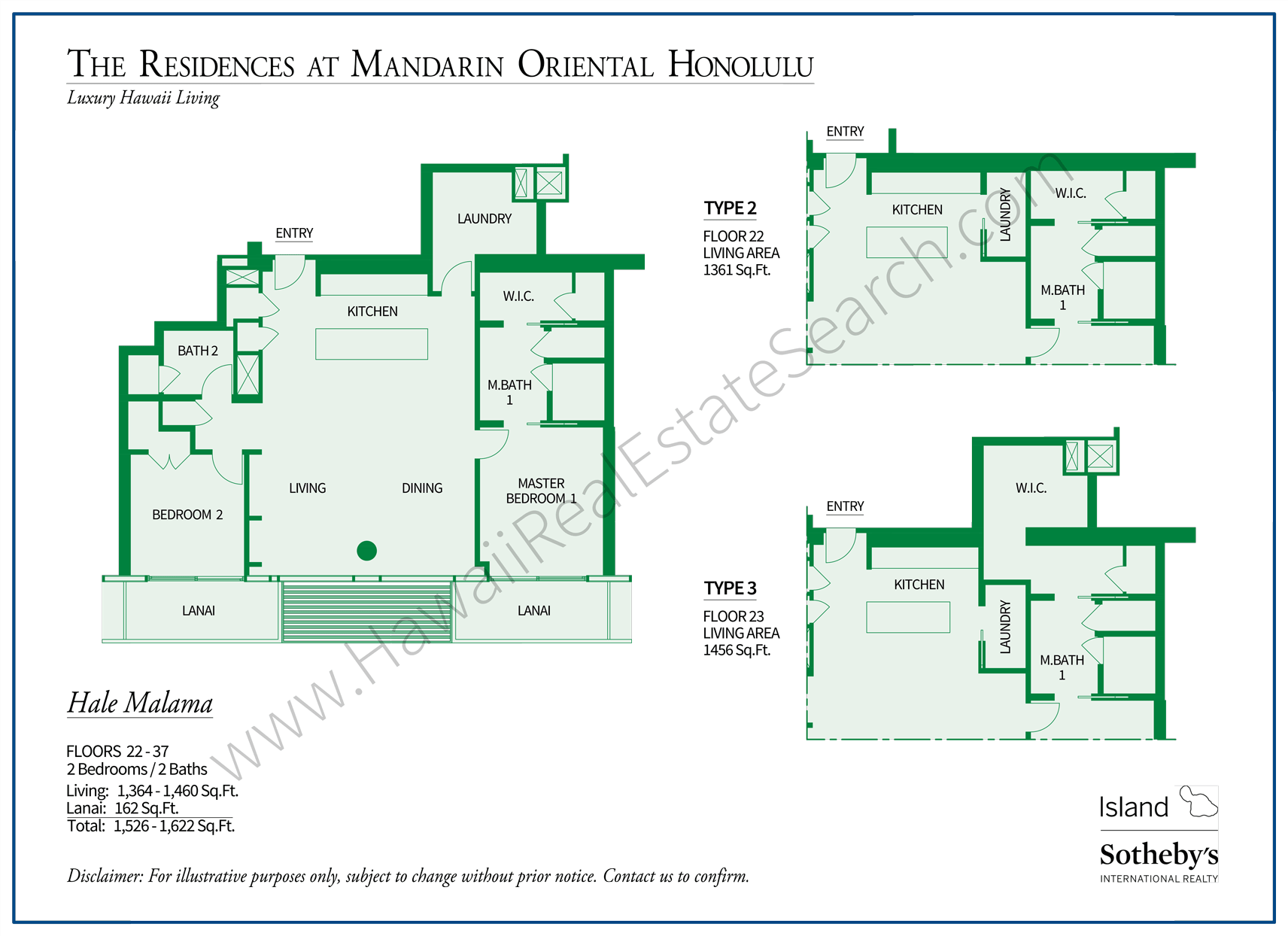 Mandarin Oriental Honolu Floor Plan Hale Malama